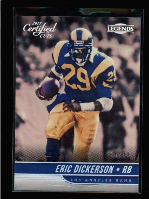 ERIC DICKERSON 2017 DONRUSS CERTIFIED CUTS #130 LEGENDS SILVER #12/99 AY2241 - Image 1 of 1