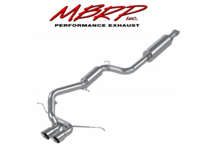 MBRP 3" Cat Back Exhaust w/ Muffler For 2013-2018 Ford Focus 2.0L EcoBoost ST - Image 1 of 2