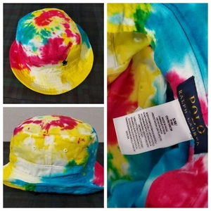  Polo Ralph Lauren BIG & TALL Mens Laguna Tie-Dye Twill Cotton Bucket Hat: NWOT - Picture 1 of 6