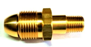 USA Gas propane bottle Cylinder Adapter male POL SWIVEL Brass Refill - Picture 1 of 6