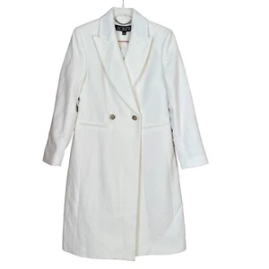 J Crew Mirabelle Topcoat Italian Wool Cashmere Blend Ivory Size 00 Luxury Winter - Picture 1 of 9