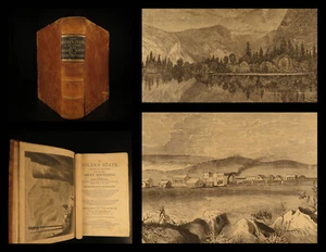 1872 CALIFORNIA 1ed Golden State Gold Rush Utah Mormon INDIANS Maps Illustrated - Picture 1 of 12