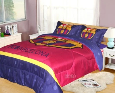 FC Barcelona Soccer Bedding Comforter Set-Officially Licensed-BU - Image 1 of 4