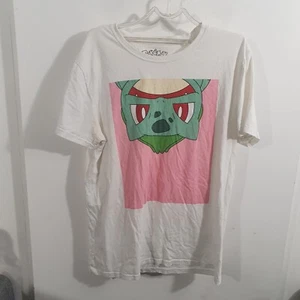 Pokemon bulbasaur Zing Short Sleeve White TShirt Sz L - Picture 1 of 6