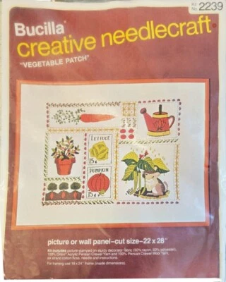 Bucilla Creative Needlecraft Parche Vegetal Cuadro Panel Pared 2239 Kit Crewel Foto 1 de 2