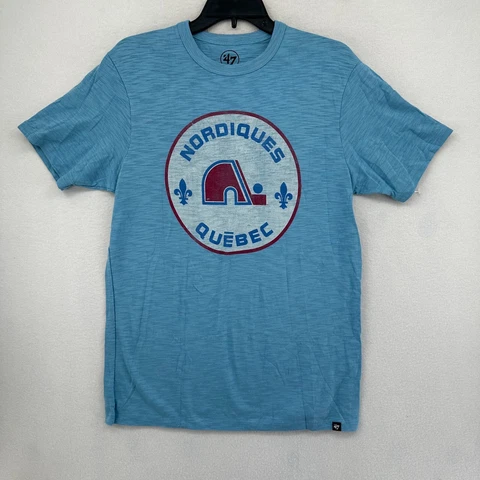 Quebec Nordiques Vintage Grit '47 Scrum T-Shirt Men's S - Blue Cover