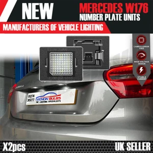 2x Error Free LED Matrícula de luz para Benz GLA SLK ML W176 W166 R172 GL - Imagen 1 de 6