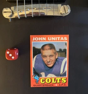 Johnny Unitas Football Card  #1 HOF Baltimore Colts Legend 1971 - Picture 1 of 2