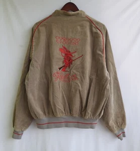 RARE Vintage UNLV Rebels Athletic Club Corduroy Bomber Jacket Swingster XL - Picture 1 of 15