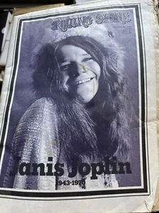 Janis Joplin Death Issue 1970 Rolling Stone Issue #69 Oct 29 Memorial - Picture 1 of 3