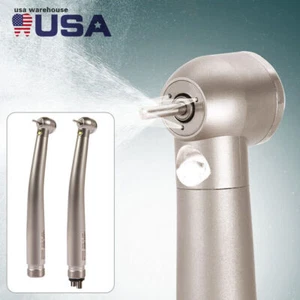 Dental High Speed Handpiece LED Air Turbine 2/4 Holes E-generator Triple Spray - Picture 1 of 39