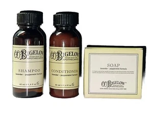 LOT of 3 Bigelow Travel Toiletries Shampoo, Conditioner, & Soap 1.4oz. NEW. - Picture 1 of 6