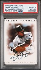 Frank Thomas 1996 Leaf Signatures Bronze Autograph Chicago White Sox PSA 8/8 #