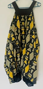 P.A.M. Perks and Mini sleeveless dress asymmetric hem abstract images, size 2 - Imagen 1 de 9