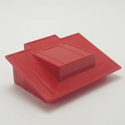 Pieza de repuesto Lincoln Logs Big L Ranch Side inclinado techo rojo Foto 1 de 4