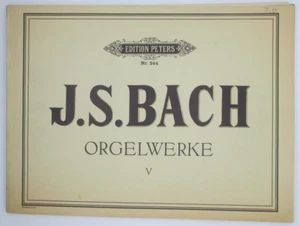 Bach Organ Works Vol. 5 (Peters No. 244) no marks - Picture 1 of 7