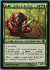 Jedit Ojanen of Efrava FOIL Planar Chaos PLD Green Rare CARD (152804) ABUGames