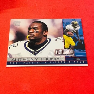 Anthony Thomas .. ROOKIE .. Michigan Wolverines / Bears .. 2001 Pacific Card 6 - Picture 1 of 2