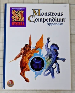 TSR Dungeons & Dragons #2501 MONSTROUS COMPENDIUM APPENDIX MYSTARA - Picture 1 of 2