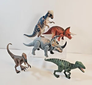 Jurassic Park Pachycephalosaurus Triceratops Dinosaurier Konvolut Welt Figuren - Bild 1 von 13