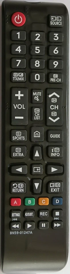 Ersatz Fernbedienung für Samsung BN59-01247A UE40KU6000 UE49KU6500U UE55KU6500U