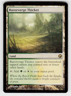 Scars of Mirrodin #228 Razorverge Thicket - Image 1 of 2