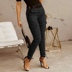 Womens Combat Cargo Skinny Pants Ladies High Waist Stretch Trousers Joggers❉