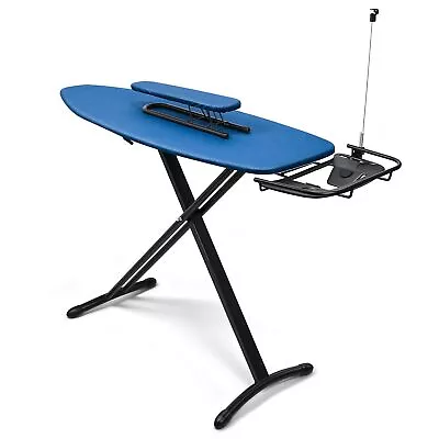 18"x48" Deluxe Ironing Board With Retractable Iron Restextra Wide Ironing Board  - Image 1 of 4