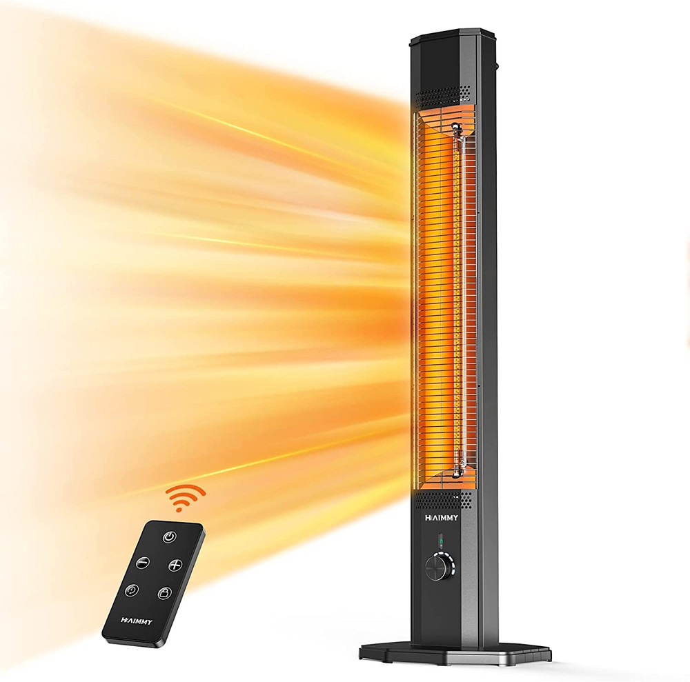 Efficient 42in Infrared Outdoor Patio Heater with Remote