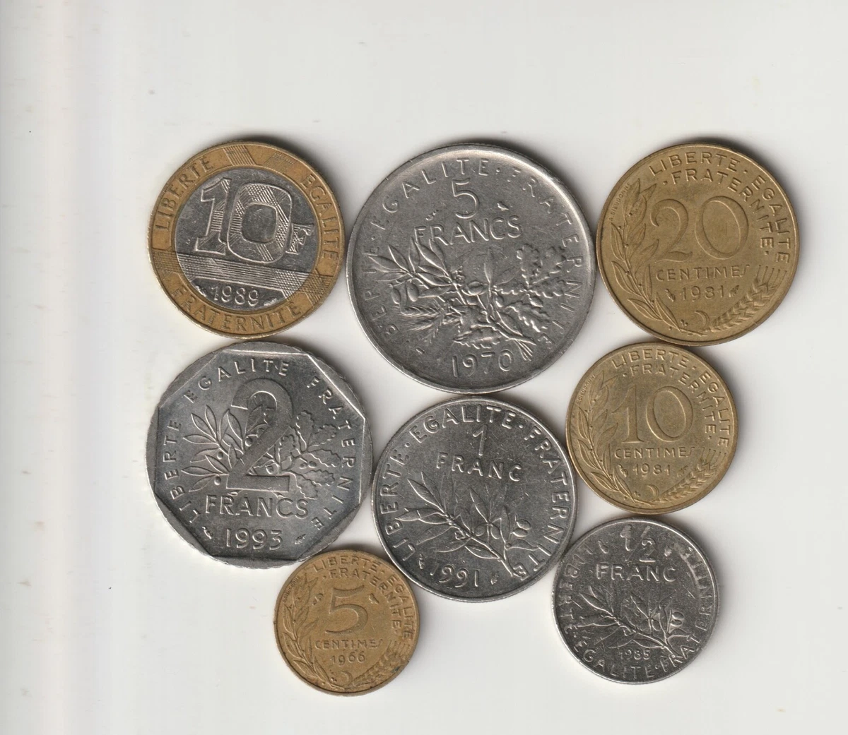 MONNAIE DE PARIS 1997年 10フラン 1.5ユーロ 銀貨 MONNAIE DE PARIS