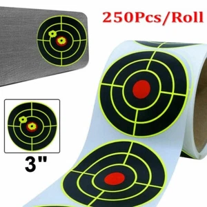 Self Adhesive Paper Reactive Splatter Shooting Target Stickers 250 Pcs / 1Roll - Picture 1 of 10