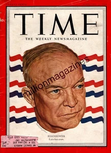 1951 Time February 12 - Eisenhower; Georgia restricts KKK; Joe Louis; Napalm - Picture 1 of 1