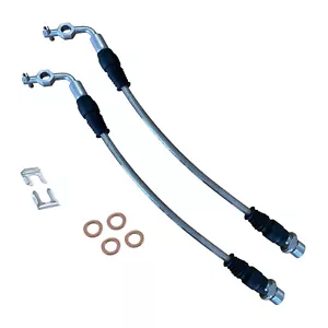 ATI BRAIDED BRAKE LINES FRONT CALIPER FOR TOYOTA LANDCRUISER 76 78 79 SERIES - Bild 1 von 1