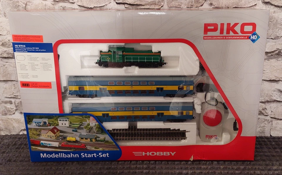 PIKO 97914 Startset Nahverkehrszug mit SM 42 PKP DC analog Spur H0 - Bild 1 von 1