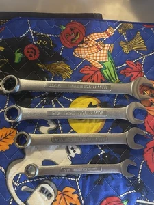 Vintage Craftsman Lot 4 Combination wrenches 12 Point All VV Series SAE - Bild 1 von 6