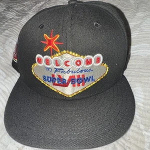 San Fran 49ers 2024 Super Bowl LVIII Vegas New Era 9Fifty SnapBack Hat 9/10 - Picture 1 of 7