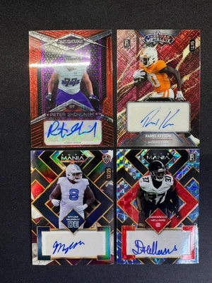 (4) Wild Card Auto Peter Skoronski Myles Murphy Ramel Keyton Demarcoo Hellams /3 - Image 1 of 2