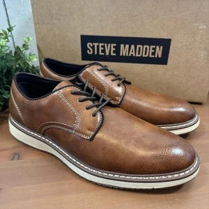 Steve Madden Herren P-Jansen Cognac Oxford-Schuhe Größe 10 - Bild 1 von 8
