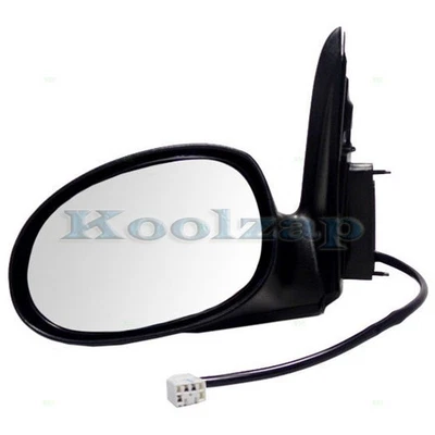 Espejos retrovisores delanteros izquierdos para PT Cruiser 2004-2010 plástico negro Q Foto 1 de 4