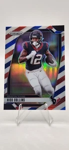 Nico Collins 2024 Panini Prizm #113 Houston Texans Red White and Blue - Bild 1 von 2