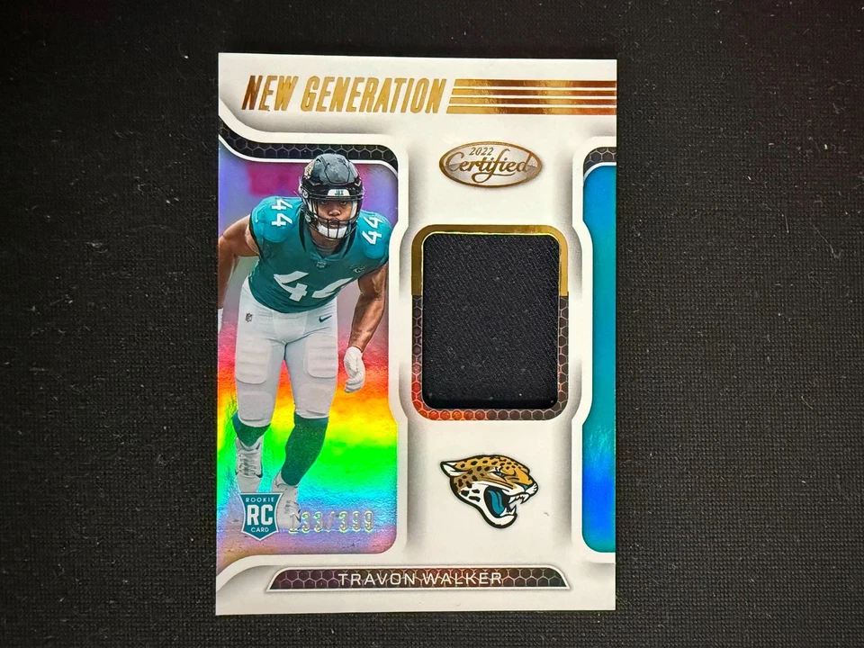 Travon Walker 2022 Certified Rookie RC 133/399 Jersey Patch Jaguars D47 - Image 1 of 1