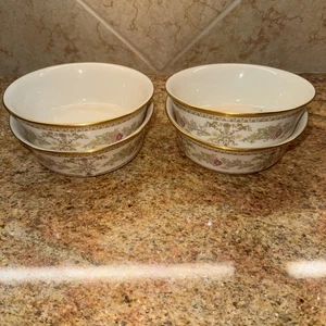 Lenox CASTLE GARDEN 5 1/4" Fruit Bowls Mint, Four Bowls - Picture 1 of 3