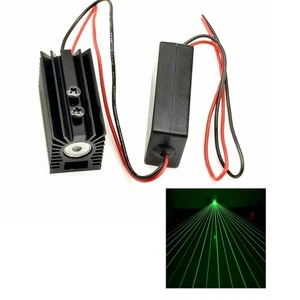 532nm 50mw Fan-shaped Green Light Laser Diode Module With Heatsink DC12V - Picture 1 of 8