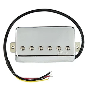 Artist BullBucker Chrome Covered Electric Guitar Humbucker Pickup - Bridge - Picture 1 of 5
