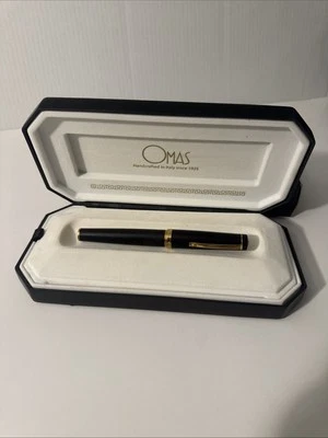 Abuelas - Bolonia Negra - Pluma Estilográfica - Nuevo en Caja M 14K Hecho en Italia De Colección Foto 1 de 4