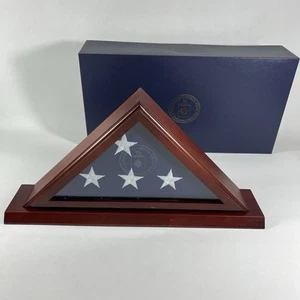 Genuine CIA Recognition Retirement United States Flag Encased with Original Box - Picture 1 of 18