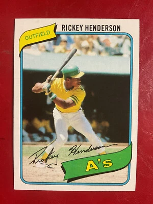 Rickey Henderson Donruss Topps inserts & more "YOU PICK " Oakland A's NY Yankees - Image 1 of 4