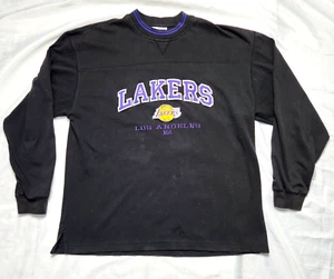 Vintage Los Angeles Lakers Men Pullover Sweatshirt XL Lee Sport NBA Embroidered - Picture 1 of 10