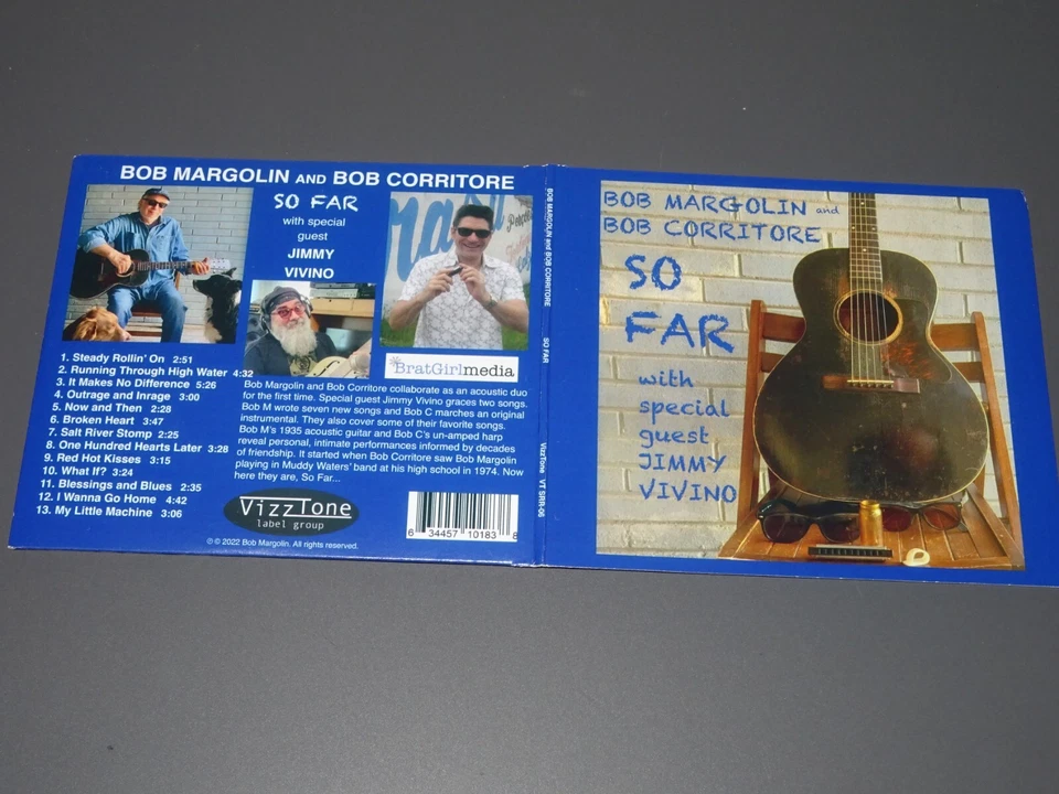 BOB MARGOLIN & BOB CORRITORE -  SO FAR / DIGIPACK-CD 2022 (CD MINT-) - Bild 1 von 1