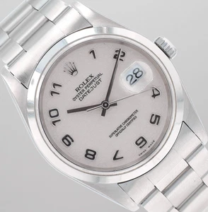 Rolex Mens 36mm Datejust Steel Cream Jubilee Dial Smooth Oyster Bracelet 16200 - Picture 1 of 11